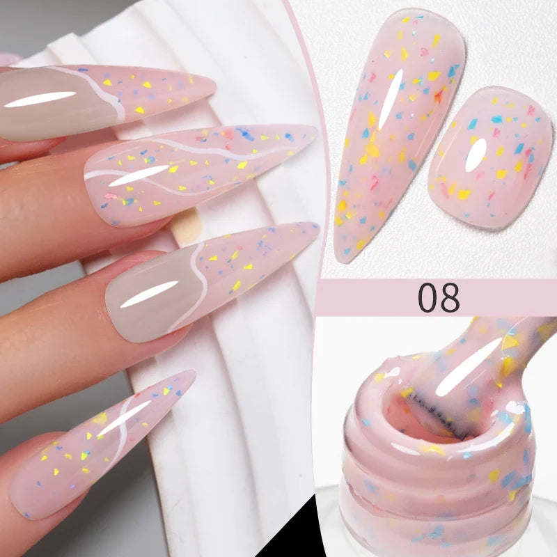 5ml Golden Silvery Metallic Painting Liner Gel Polish Chrome Mirror Effect Semi-Permanent Varnish For Stunning French Nail Art
