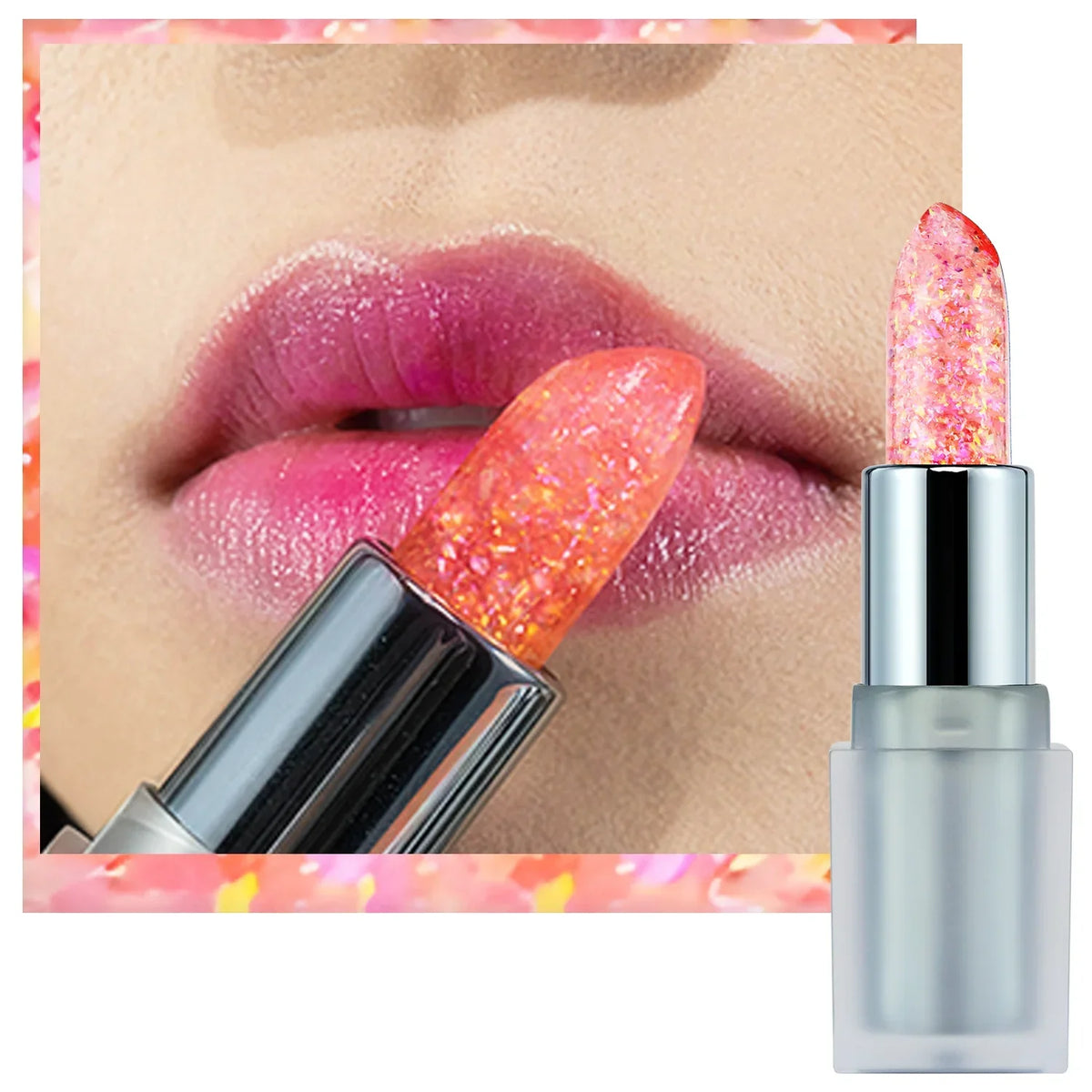 CHARMACY 6 Colors Magicolor Star Glow Lipstick PH Change Shift Colors Lip Gloss Nourish Moisture Professional Lip Makeup