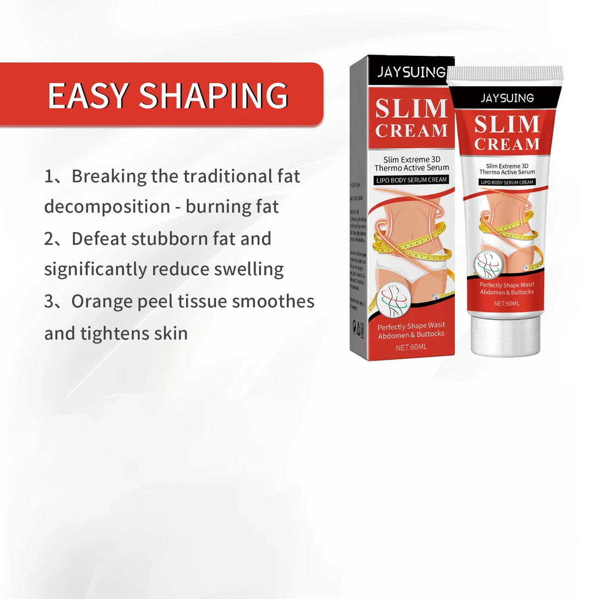 Body Slimm-ing Cream Fast F-at B-urning Anti Cellulite Remover Sculpting We-ight Loss Lifting Firming Skin Massage Shaping Cream