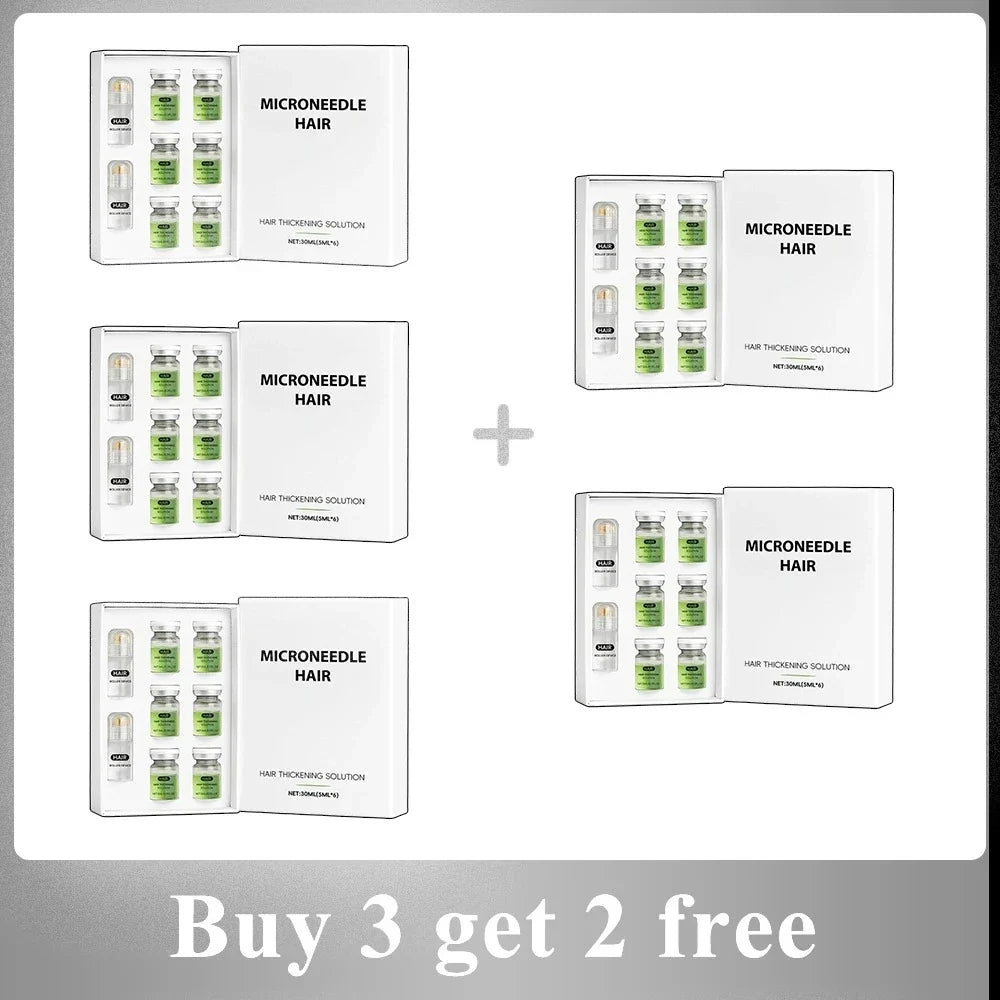 0.2MM Microneedle Hair Growth Treatment Kit, Scalp Nourishing Serum, Household Scalp Care Set for Thicker Healthier Hair