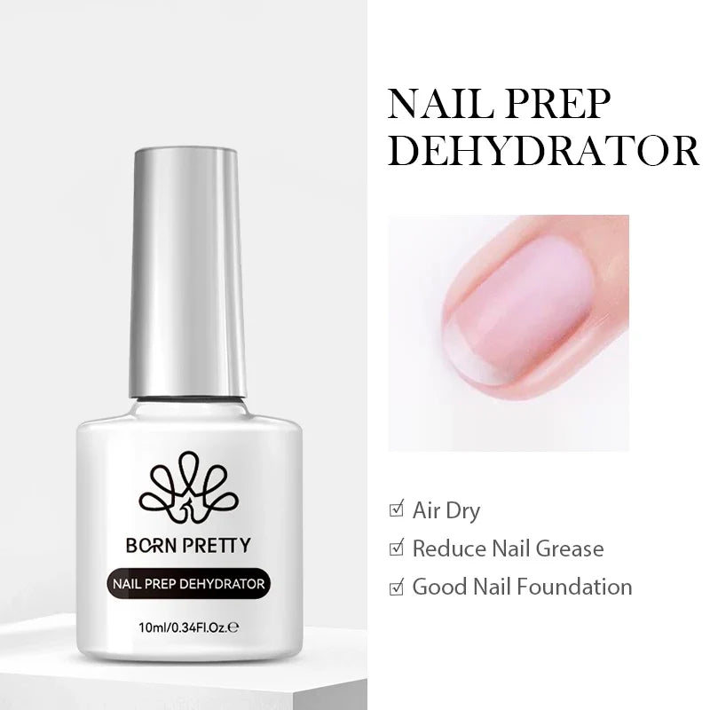 BORN PRETTY 15ml Nail Gel Polish Glitter Gorgeous Full Coverage Soak Off UV LED French Nail Art Jelly Nude Pink Varnish
