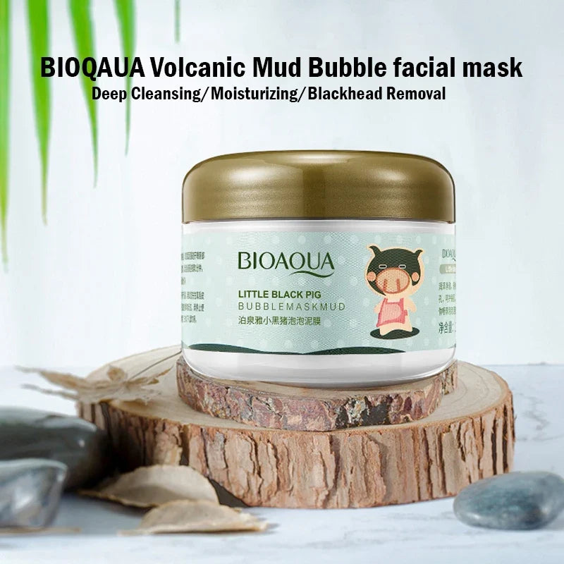 BIOAQUA Collagen Moisturizing Face Mask Deep Cleaning Blackhead Removal Oil Control Anti Wrinkle Facial Mask Mud Skin Care