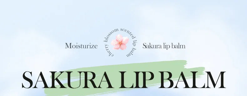 1/2/3pcs BIOAQUA Sakura Lipstick Cherry Blossom Moisturizing Lip Balm Nourishing Brightening Hydrating Lips Skin Care