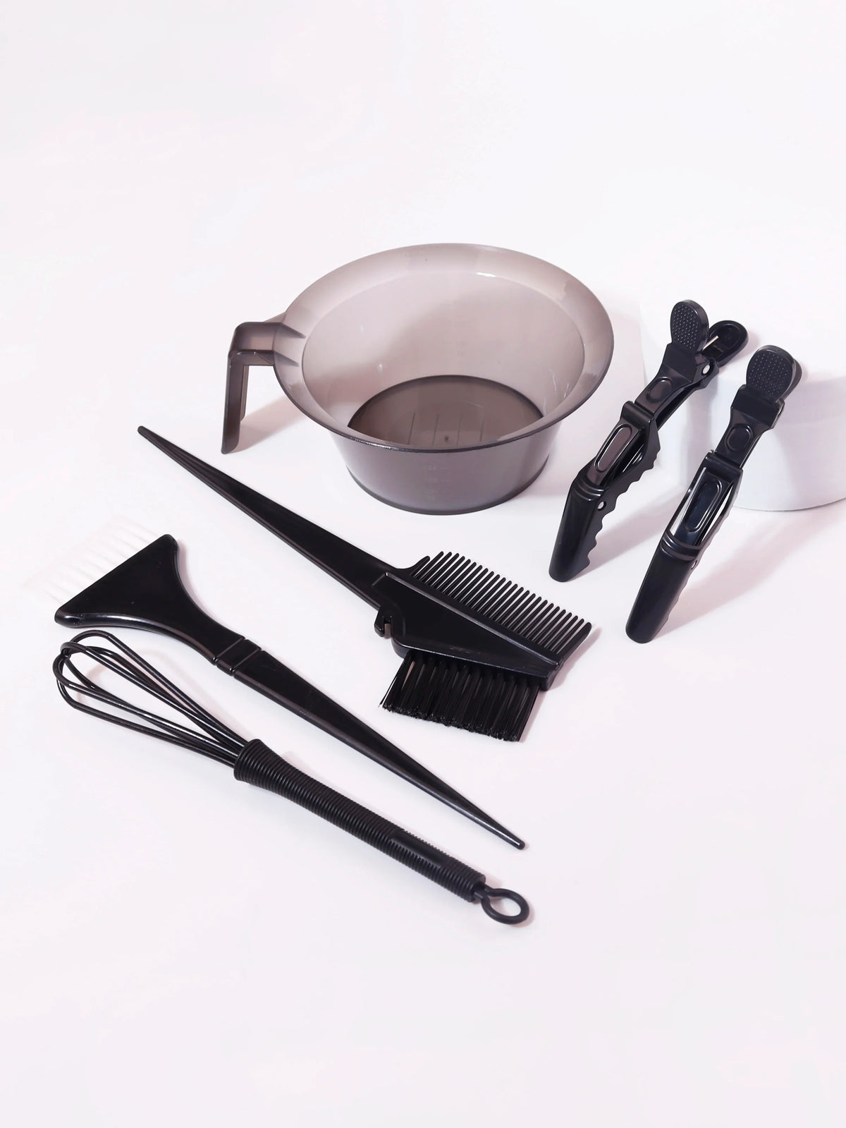 6PCS professional salon hair dye set, hair dye bowl, hair dye brush, color mixer, hair clip, DIY hair dye styling tool