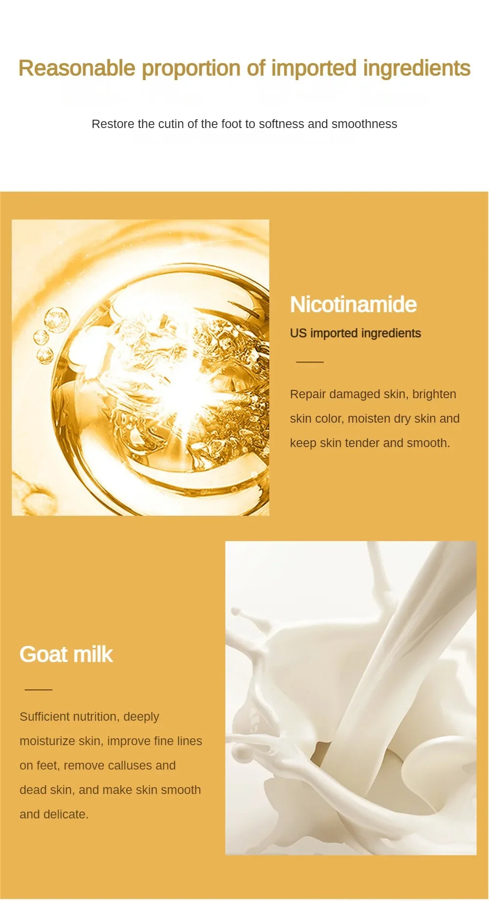 1/3/5 Pairs Goat Milk Exfoliating Foot Mask Feet Pedicure Remove Dead Skin Moisturizing Foot Exfoliator Feet Masks Skin Care