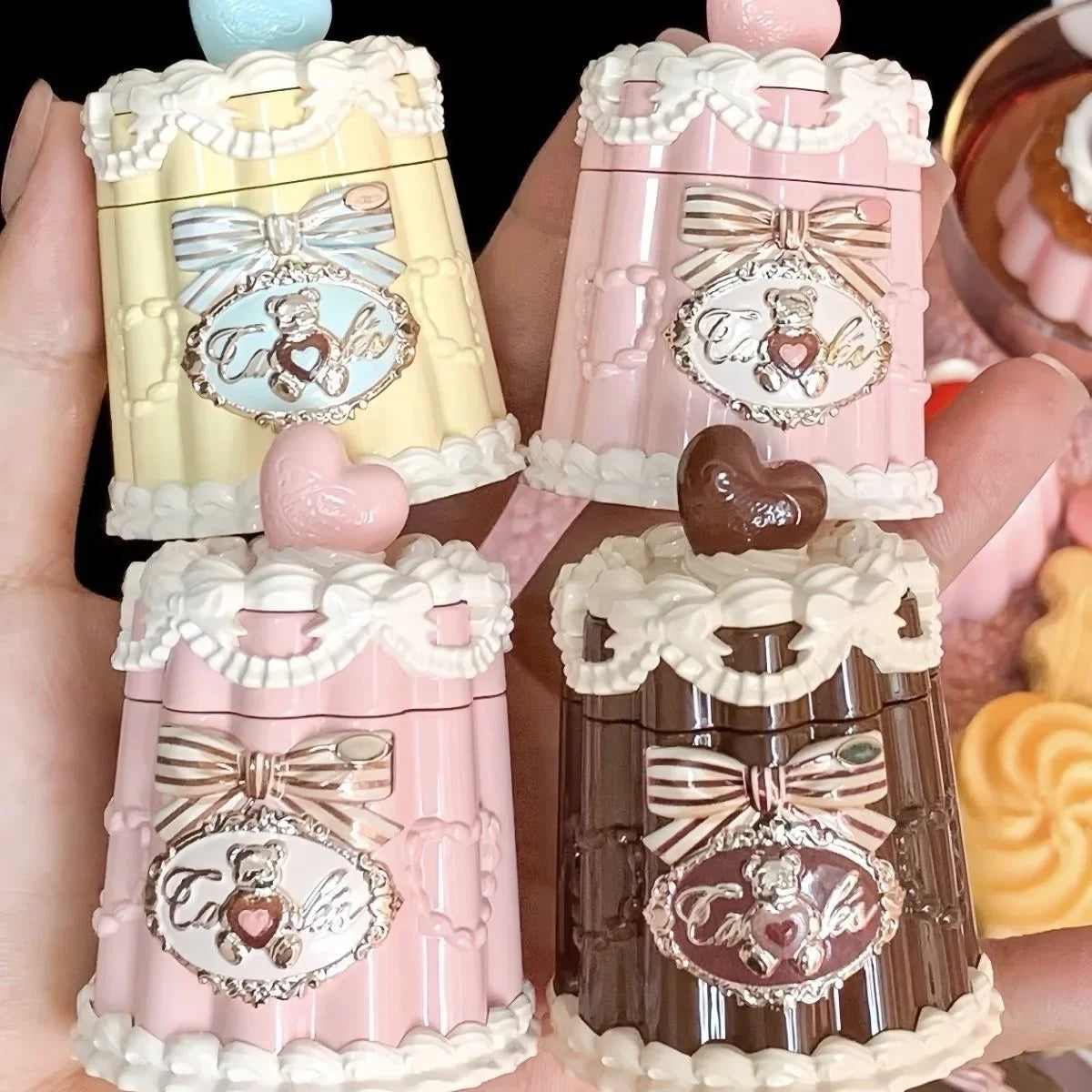 Flowerknows THE SWEETIE BEAR COLLECTION Coating Lip Jelly SOFT Lip gloss,Hydrating Gloss,Moisturizing Tint,Shine & Glow Finish