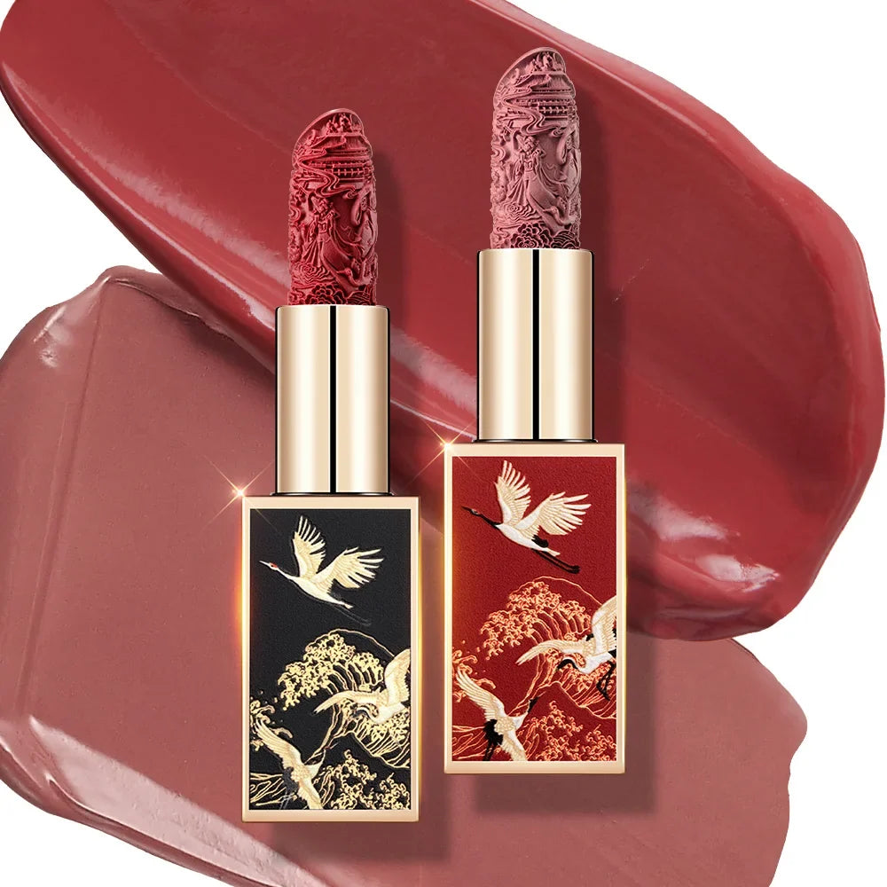 CATKIN Matte Lipstick 2PCS Set Long Lasting for 24H，Lightweight Soft and Ultra Hydrating Lipsticks Infused with Vitamin E