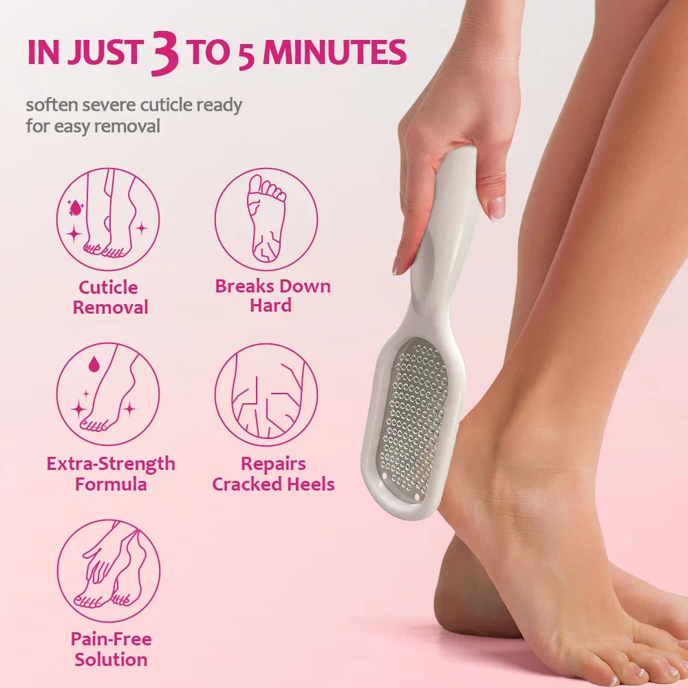 Gorgellux Foot Care Callus Softening Set Callus Removal Gel and Foot Scrub Set For Dry Rough Cracked Heels  Foot Exfoliating