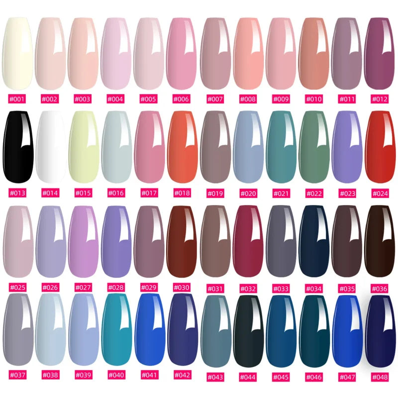 8ML Nail Gel Polish All For Manicure Semi Permanent Varnishes Soak Off Gel UV LED Base Super Top Matte Coat Gel