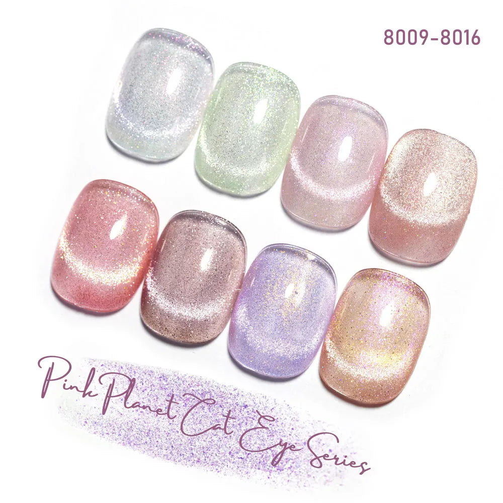 CANNI TPO/HEMA FREE Cat Eye Gel Nail Polish 9ml 48 Colors High Gloss UV-Removable Nail Art for Salon & DIY Manicure