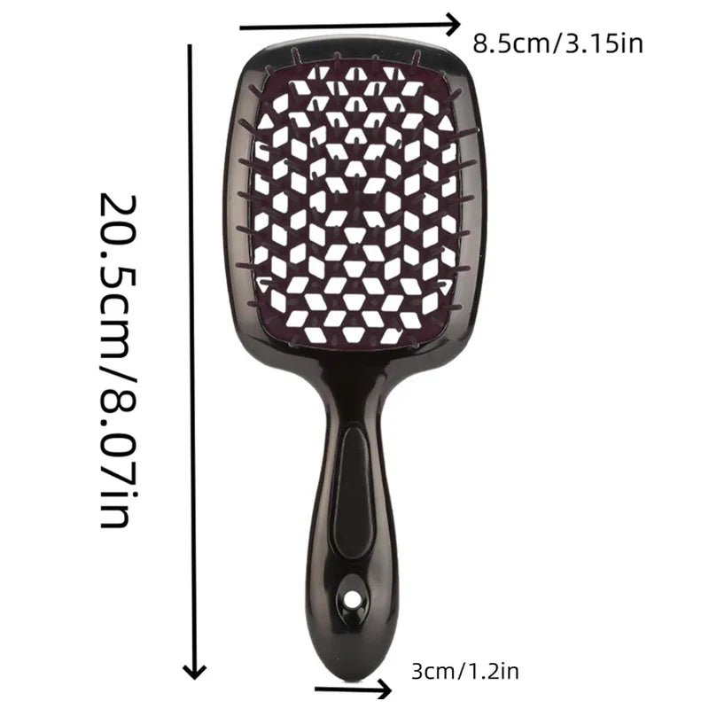 Hair Comb Anti Static Scalp Massage Brush Wet Dry Hair Detangling Styling Comb Salon Barber Brushes Demelante Hair Care Tools