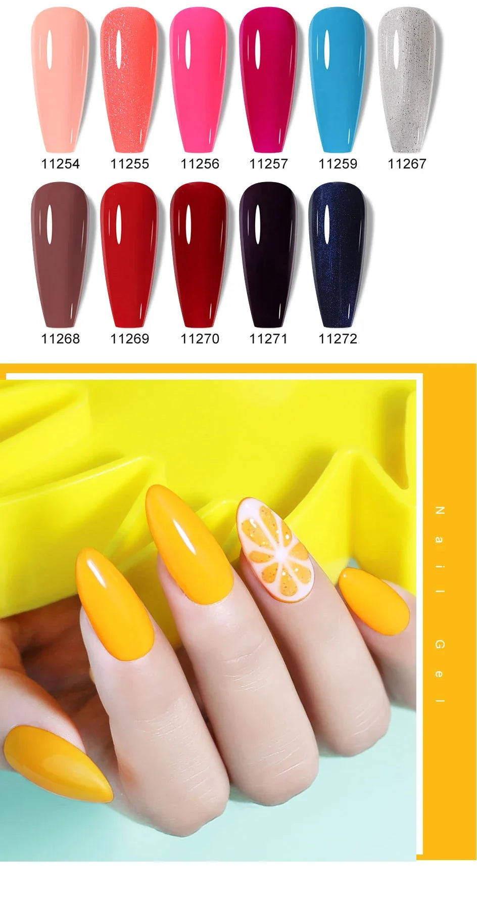 Clou Beaute Solid Gel Nail Polish Milky White Neon Green Color Gel Varnish HEMA TPO FREE Gel Polish Nail Art Semi Permanent Nail