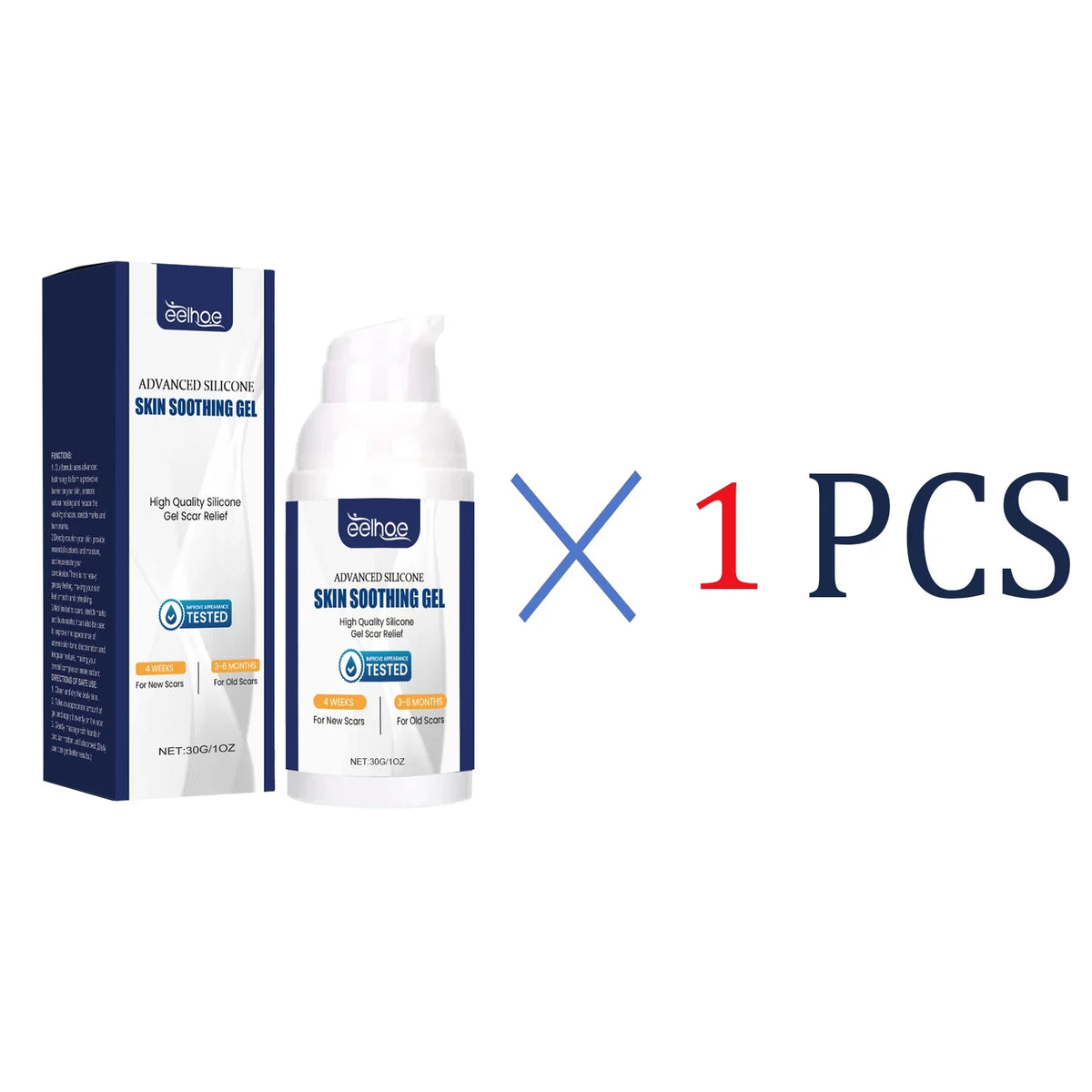 EELHOE Silicone Skin Scar Gel Retinol Niacinamide Scars Stretch Marks Burn Marks Deeply Nourish Skin Reduce Redness Swelling 30g