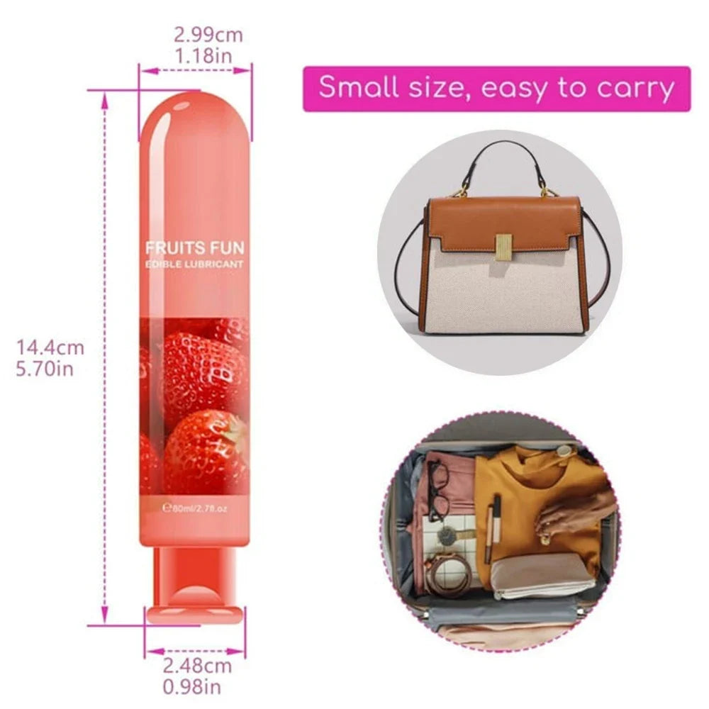 Adult Sexual Body Smooth Fruity Anal Vagina Lubricant Gel Sex Toy Health Product Perfect To Warm Up Sensual Massage Lubrication