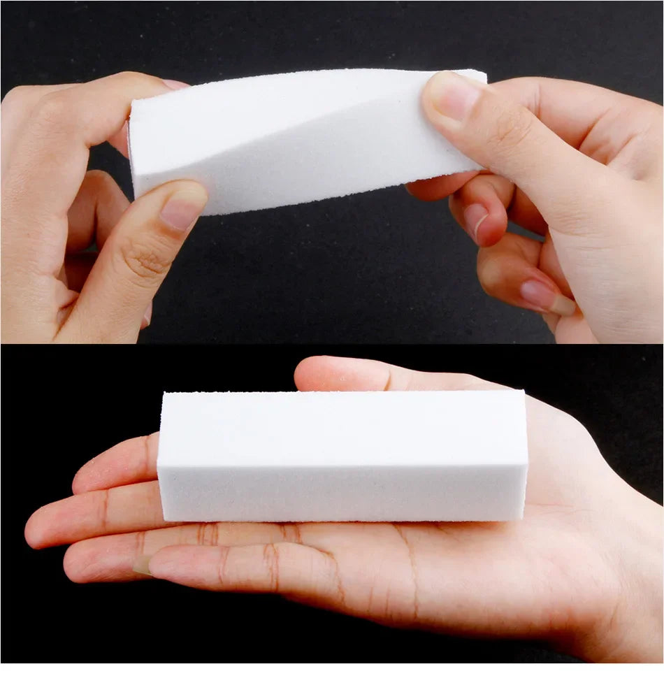 5/10/15/20Pcs Nail Buffer Professional Nail File Polisher Block Manicure Pedicure Files Sanding Polishing Sponge Nail Art tools