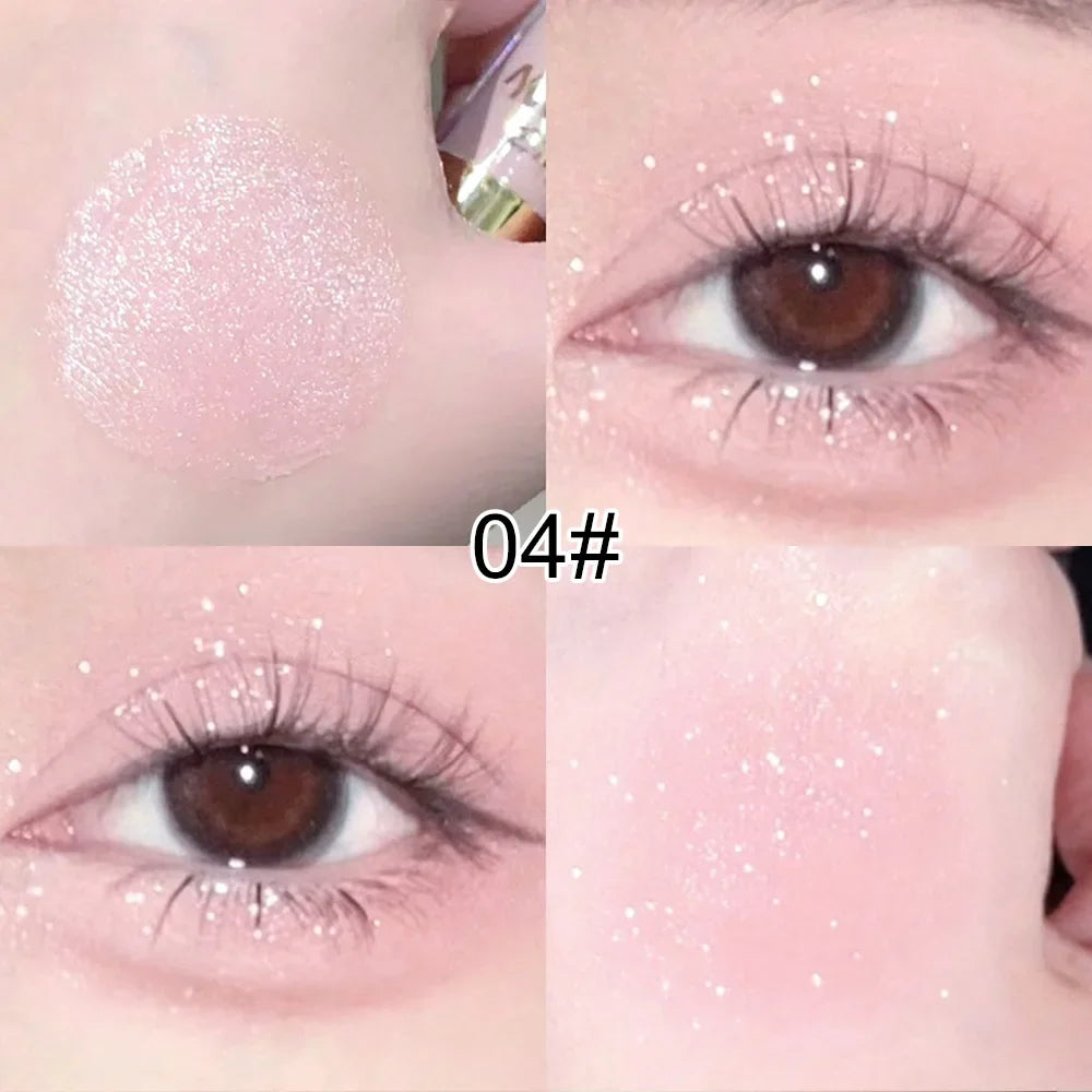 Kakashow Mist Eyeshadow Liquid Matte Pearlescent Shimmer Brightens Earth-colored  Liquid Eyeshadow, Complete Eyemakeup in 3 Min
