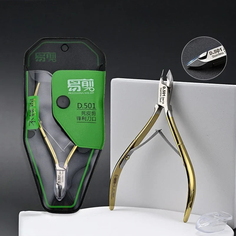 1Pcs Nail Cuticle Nipper Dead Skin Remover Scissor Stainless Steel Tweezer Clipper Manicure Professional Tool Trimmer