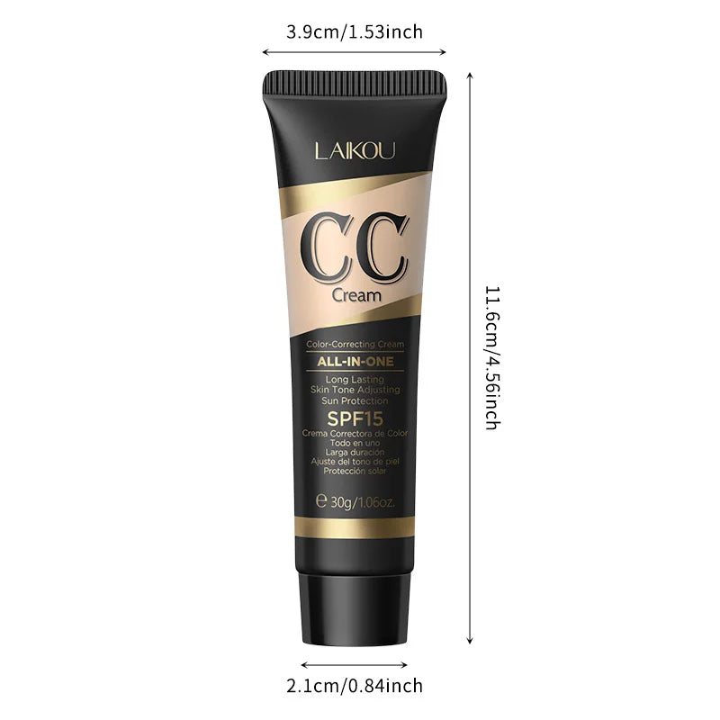 CC Cream Foundations Cover Blemishes Tinted Moisturiser Face Women Color Correcting Cream Tinted Moisturiser Hydrating