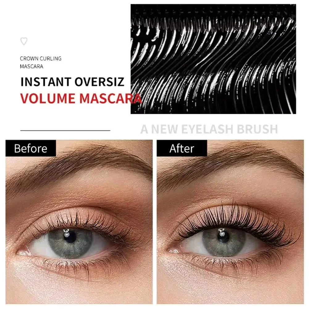 5D Waterproof Mascara Eyelashes Lengthening Long Lasting Silky Lash Black Eyelashes Extension Make Up Beauty Eye Korean Cosmetic