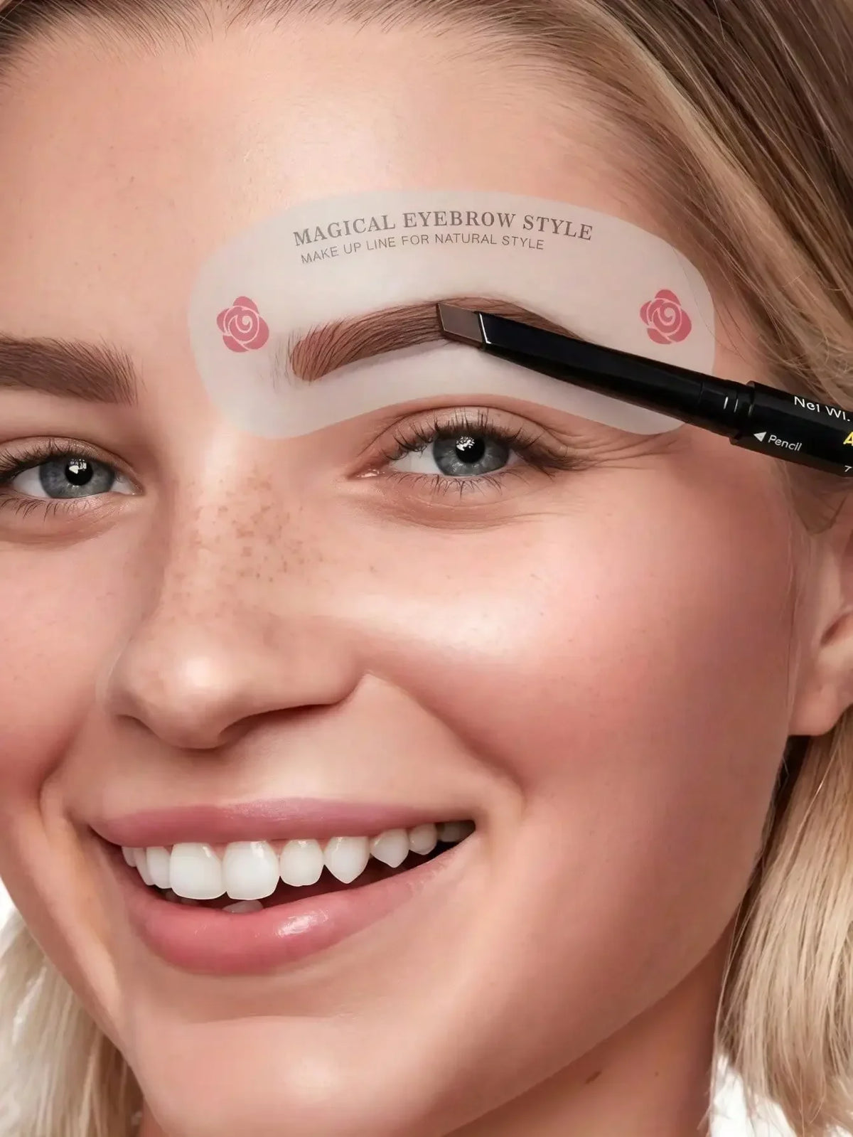 24 Styles Eyebrow Shaping Stencils - Grooming Kit for Women - Perfect for Beauty Modeling and Makeup Application