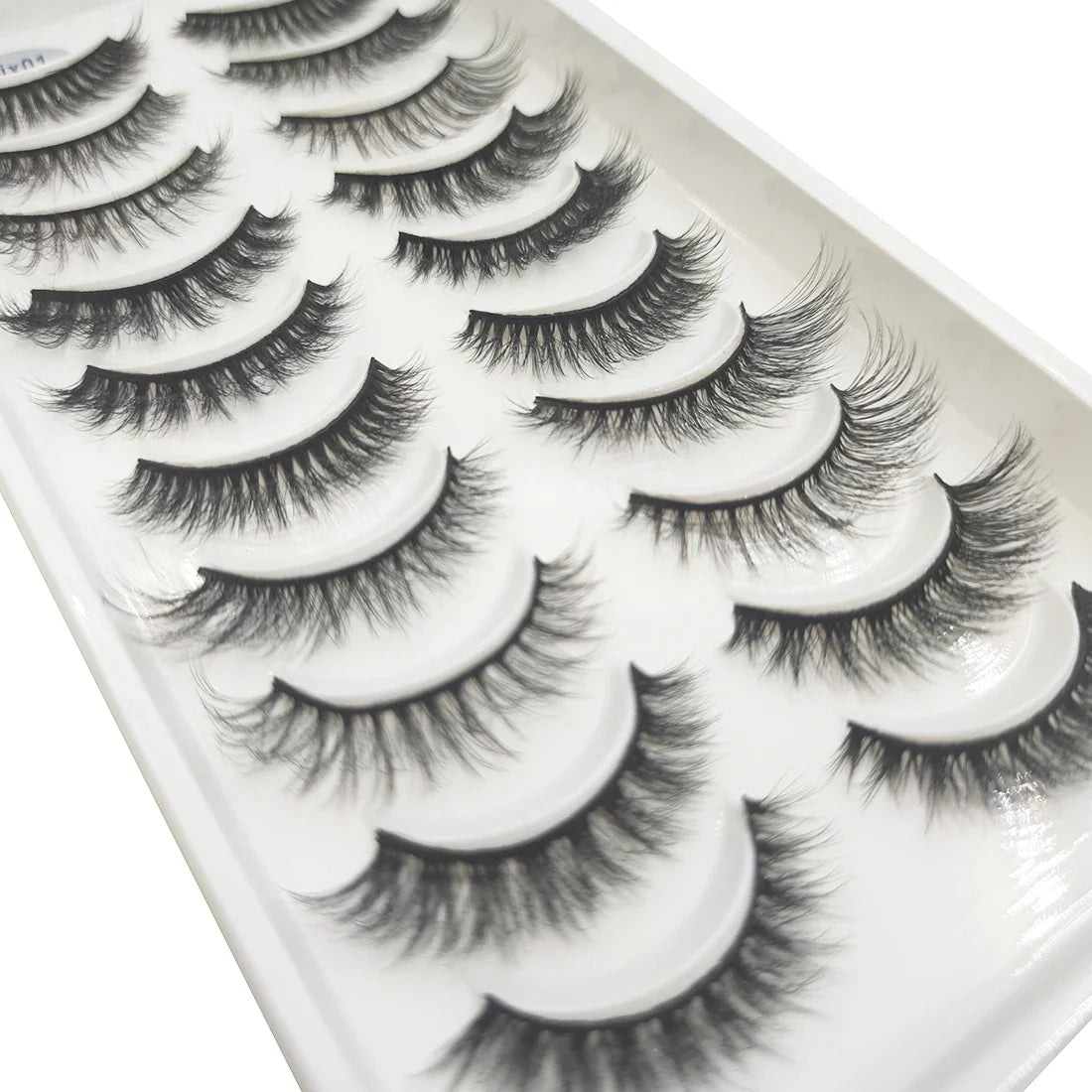 20 Style 10 Pairs Natural 3d Mink Lashes Soft False Eyelashes Cross Messy Dense Eye Lashes Extension Makeup Faux Cils Maquillaje