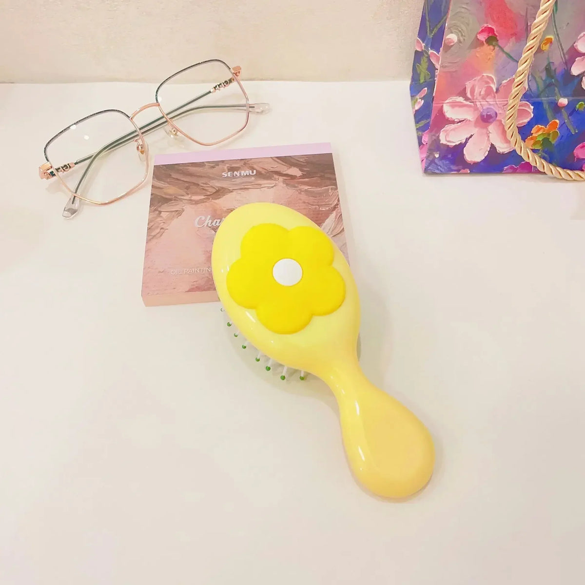 Cute Cartoon Children Air Cushion Comb Scalp Massgae Hair Brush Girls Portable Traveling Hair Brush Wide Tooth Anti-static Comb
