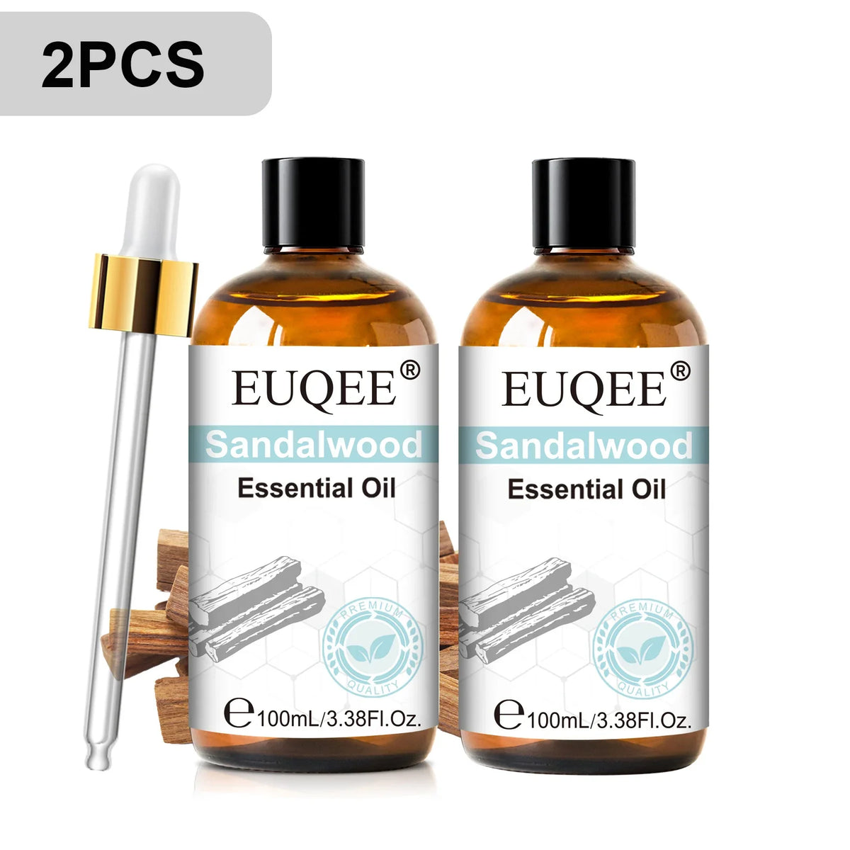 EUQEE 3.38FI.Oz. Aromatherapy Essential Oil For Reed Diffuser Humidifier-100ml Vanilla Lavender Cinnamon Lemon Essential Oils