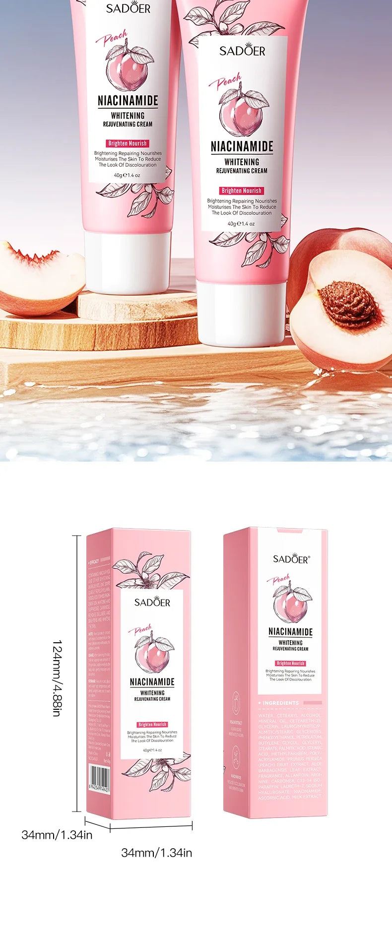 Body Care Cream Brighten Moisturizing Lotion Dull Armpit Inner Thigh Joint Skin Revitalize Uneven Skin Tone Soften Dry Sensitive