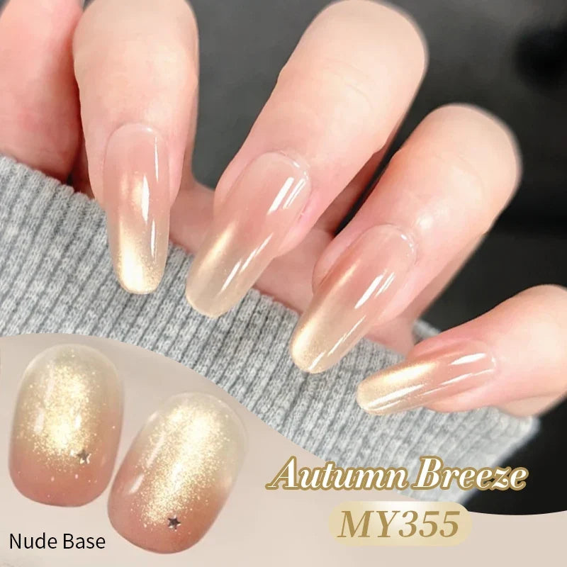 BORN PRETTY 10ml Pink Water Light Cat Magnetic Gel Polish Spaking Glitter UV LED Soak Off Gel Varnish Crystal DIY Manicure