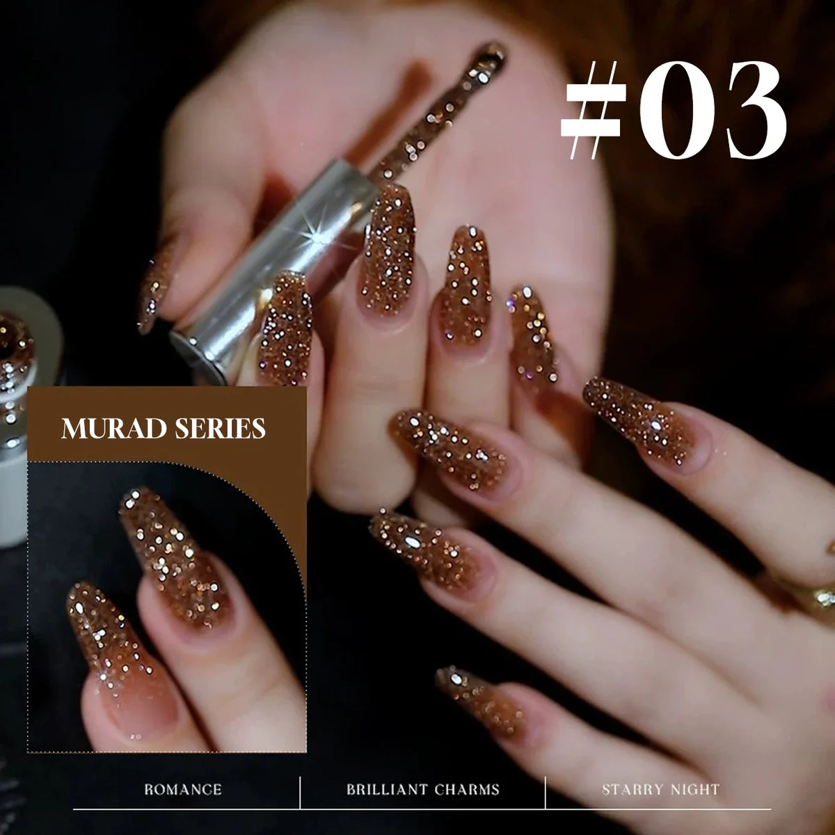 1-12pcs Wine Red Flash Crushed Strobe High Density Diamond Glitter Gel Nail Polish Black Nails Red Nails White Nails