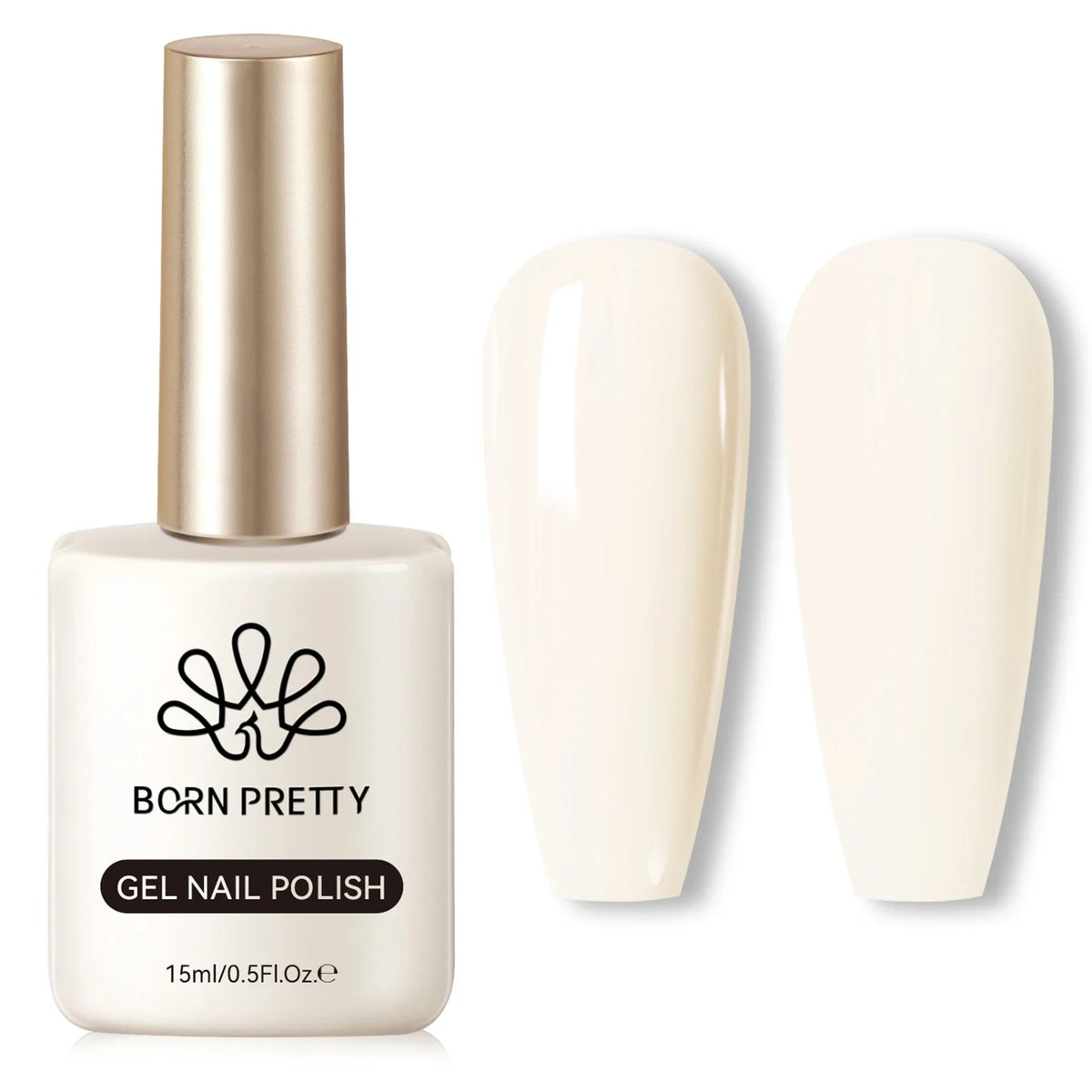 BORN PRETTY 15ml Nail Gel Polish Glitter Gorgeous Full Coverage Soak Off UV LED French Nail Art Jelly Nude Pink Varnish
