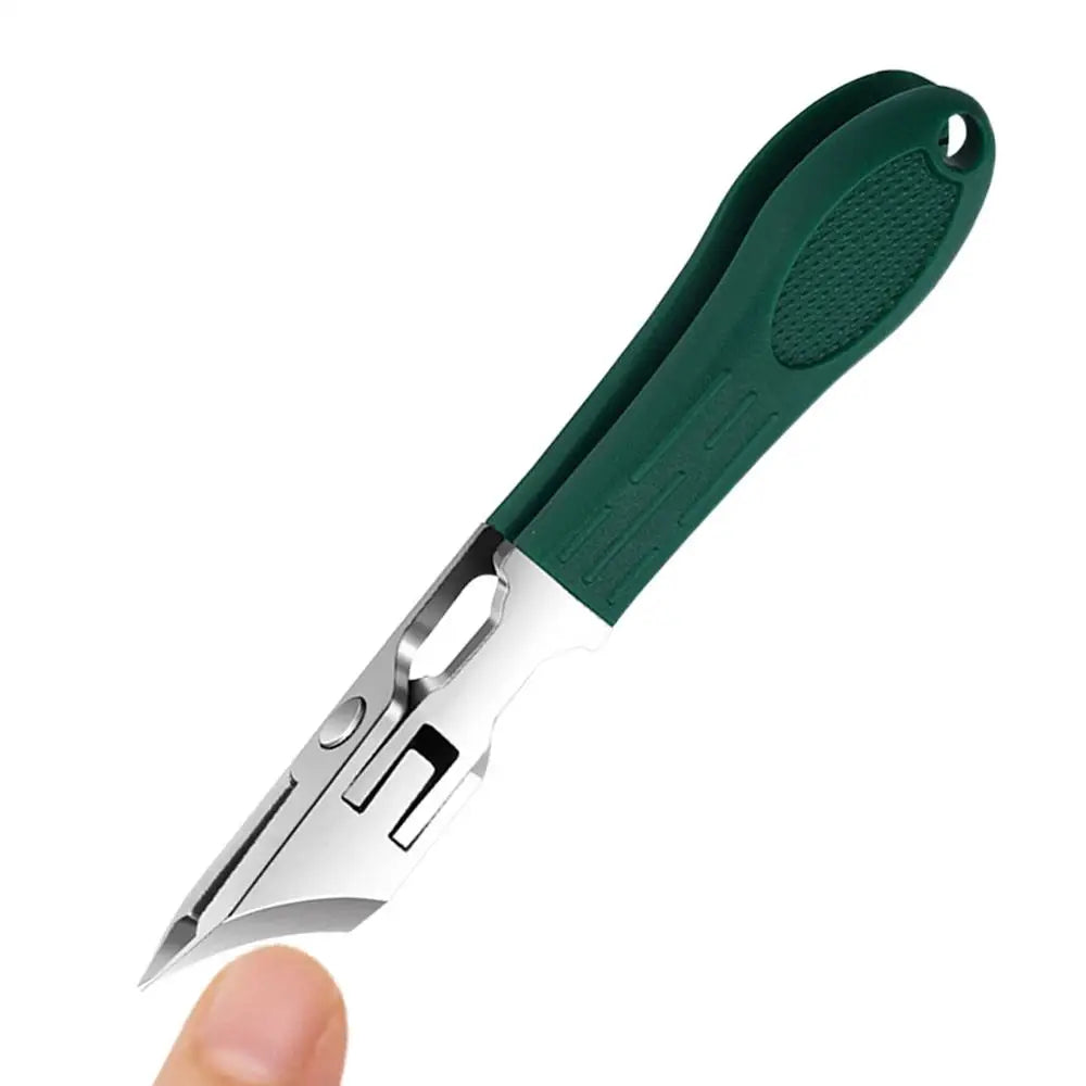 Curved Nail Clipper Stainless Steel Fingernail & Toenail Clipper Cutters Anti-Splash Cuticle Remover Fingernail Clipper Cutters
