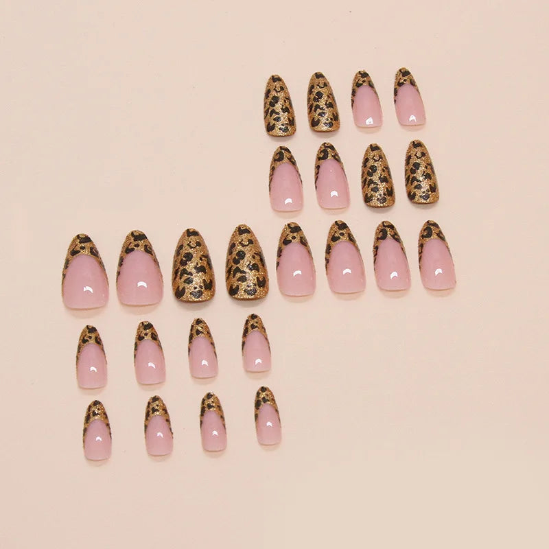 Black Cool Fake Nails Halloween Bat Press on Nails Almond Decorated Nail Tips Rivet Bow False Nails 24pcs Reusable Acrylic Nails
