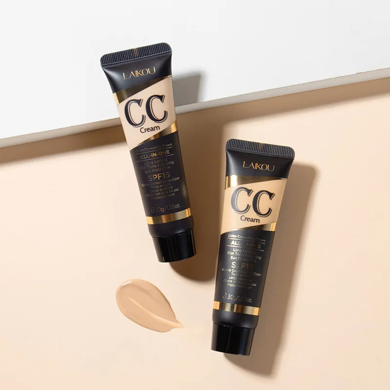 CC Cream Foundations Cover Blemishes Tinted Moisturiser Face Women Color Correcting Cream Tinted Moisturiser Hydrating