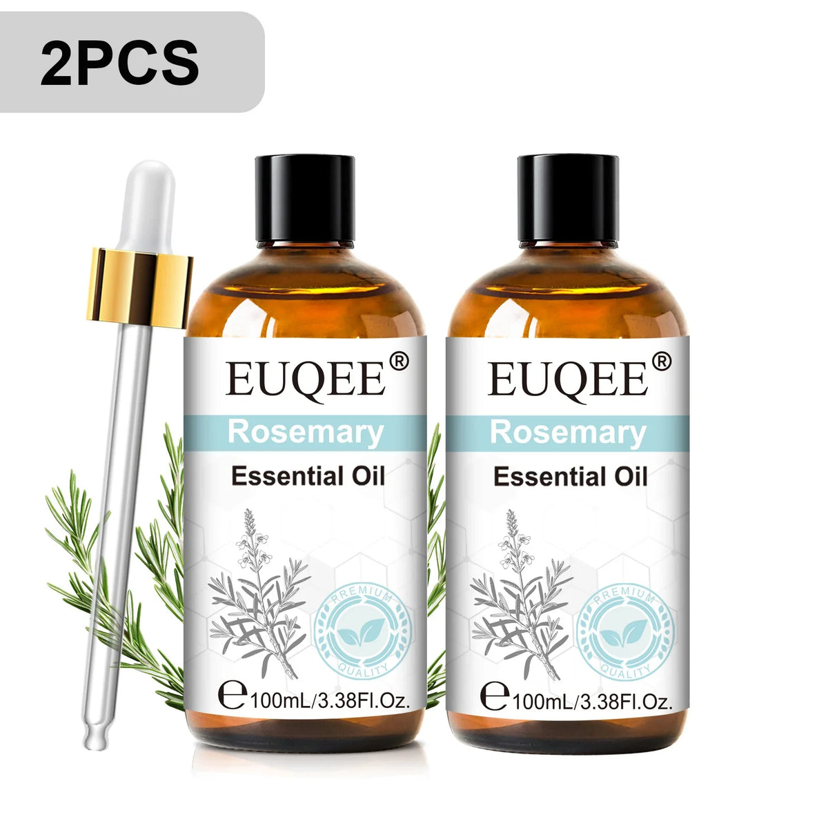 EUQEE 3.38FI.Oz. Aromatherapy Essential Oil For Reed Diffuser Humidifier-100ml Vanilla Lavender Cinnamon Lemon Essential Oils