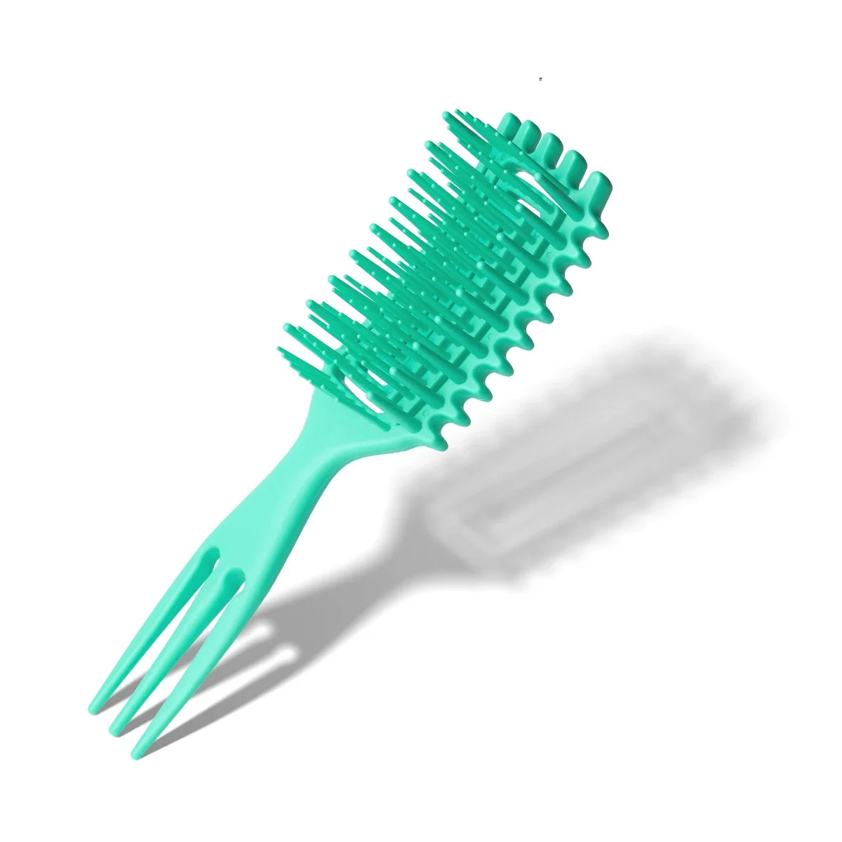 3 in 1 Curl Define Styling Brush Hollow Out Detangling Hair Brush Tangled Hair Comb Shaping Defining Curls Barber Styling Tools
