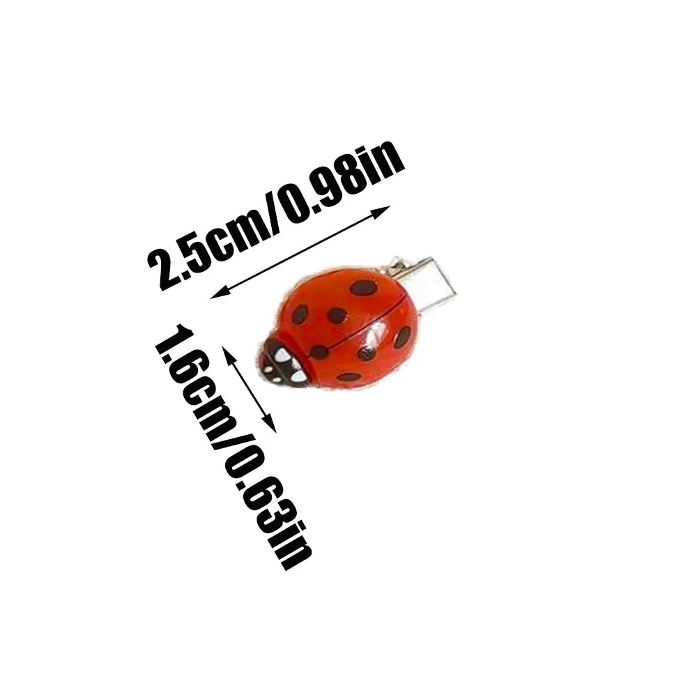 10/20Pcs Ladybug Hair Clips, Animal Insect Hair Clips Back To School Hair Accessories, For Hair Decoration
