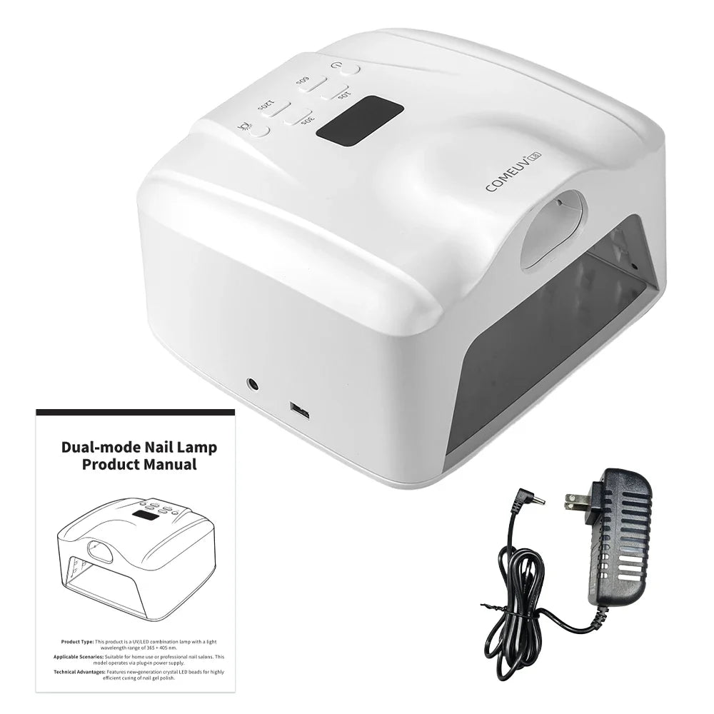 Dual Port Nail Lamp Nail Dryer UV Light 78 LEDs Single Toe Single Finger Full Hand Fast Gel Drying Light Auto Sensor Nail Art