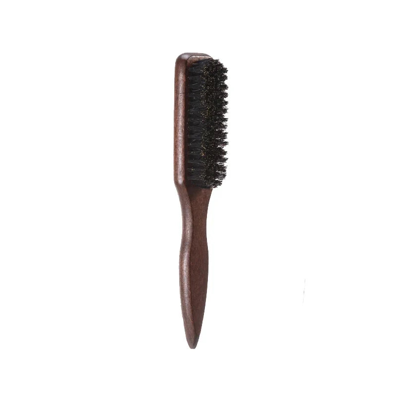 1/2Pcs Boar Bristle Hair Brush Leopard Print Pin Tail Comb Set Wooden Hair Brush Smoothing Teasing and Hair Styling Salon Use