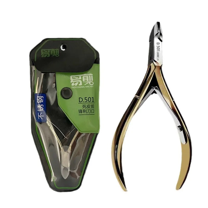 1Pcs Nail Cuticle Nipper Dead Skin Remover Scissor Stainless Steel Tweezer Clipper Manicure Professional Tool Trimmer