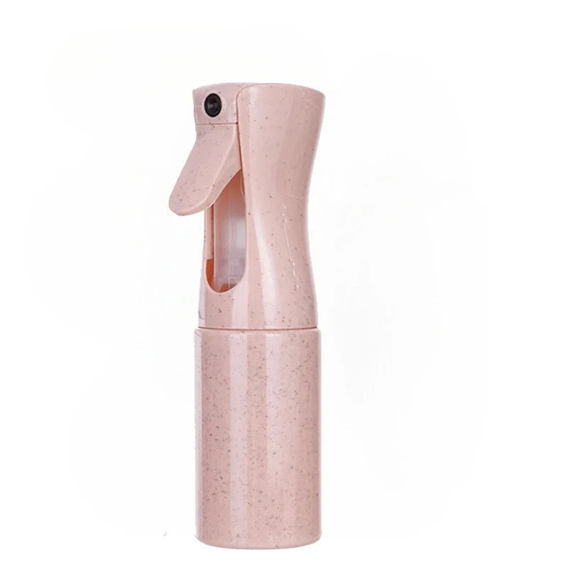 200ML Wheat Straw Continuous Spray Bottles Hairdressing Pressure Sprinkling Bottle Barber Salon Hairdressing Styling Tools