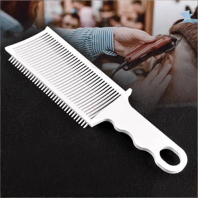 1Pcs Hair Cutting Combs Professional Barber Clipper Flat Top Hair Cutting Comb For Men Fading Comb Salon Styling Tool!~