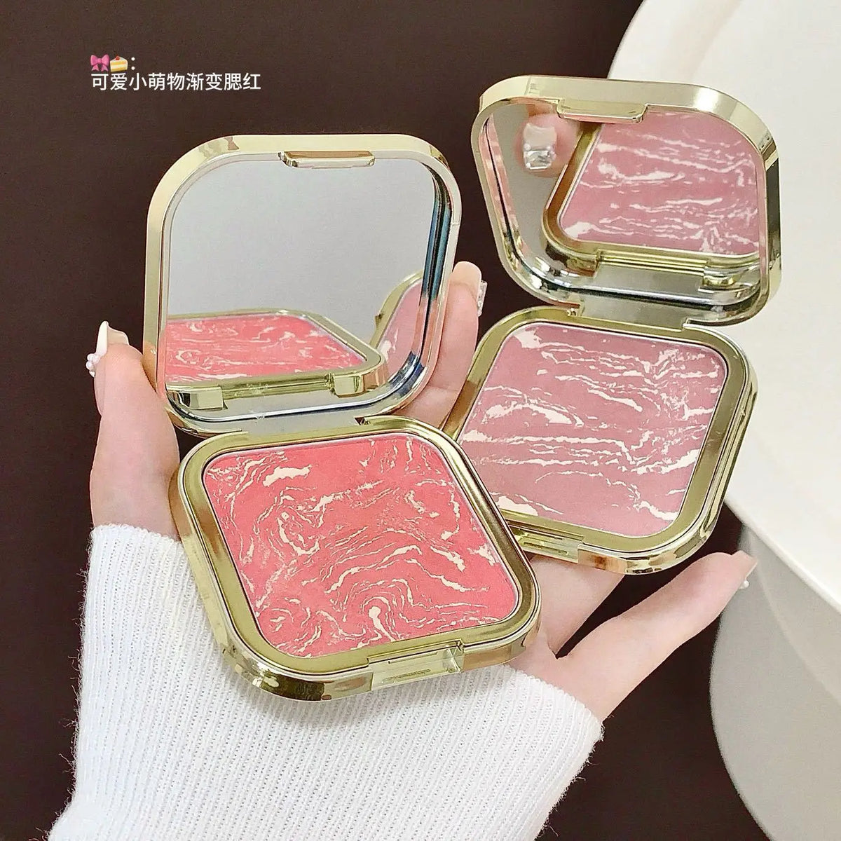 Kakashow Bright Color Gradual Powder Blusher Delicate Skin Melting Color Natural Korean Slightly Drunk Makeup Blusher