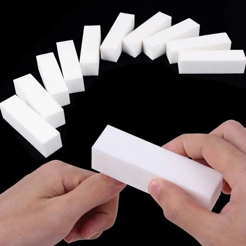 5/10/15/20Pcs Nail Buffer Professional Nail File Polisher Block Manicure Pedicure Files Sanding Polishing Sponge Nail Art tools