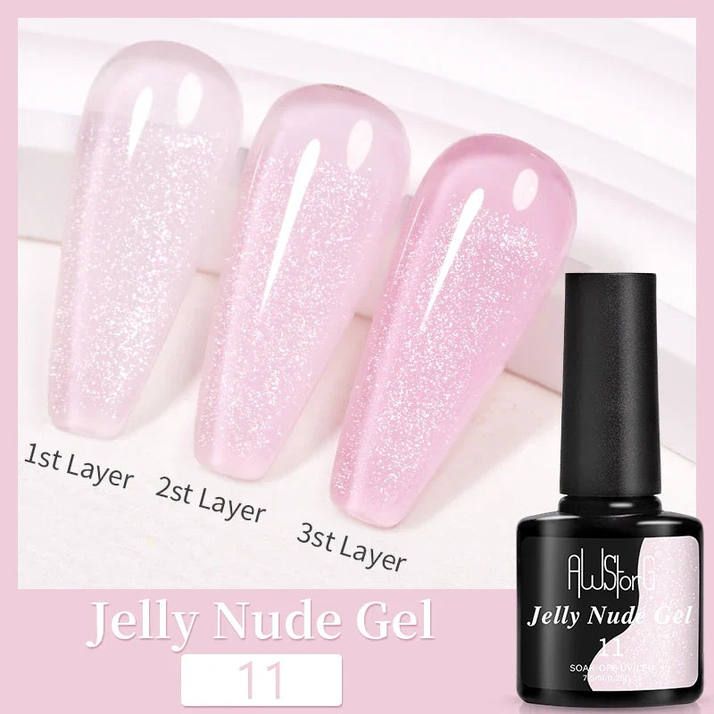 AWStorG 5ML Super Silver Metallic Gel Nail Polish Metal Effect Painting Gel Chromes Varnis Semi Permanent for Nail DIY