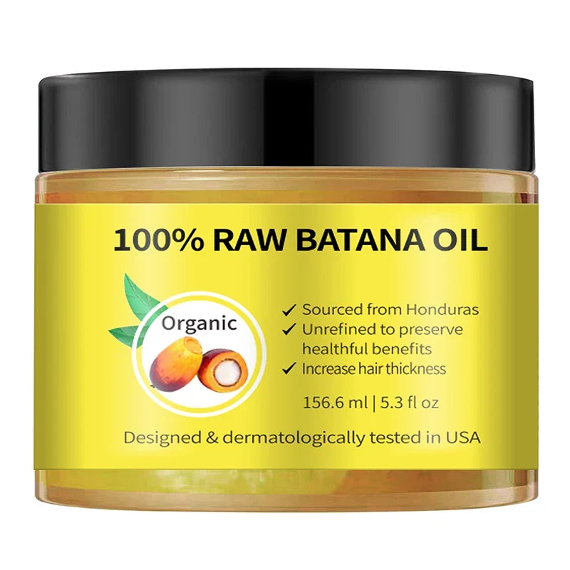 Batana Oil For Scalp And Hair Care, Palm Oil Enriched, Plant Extracts, Scalp And Hair Care Product
