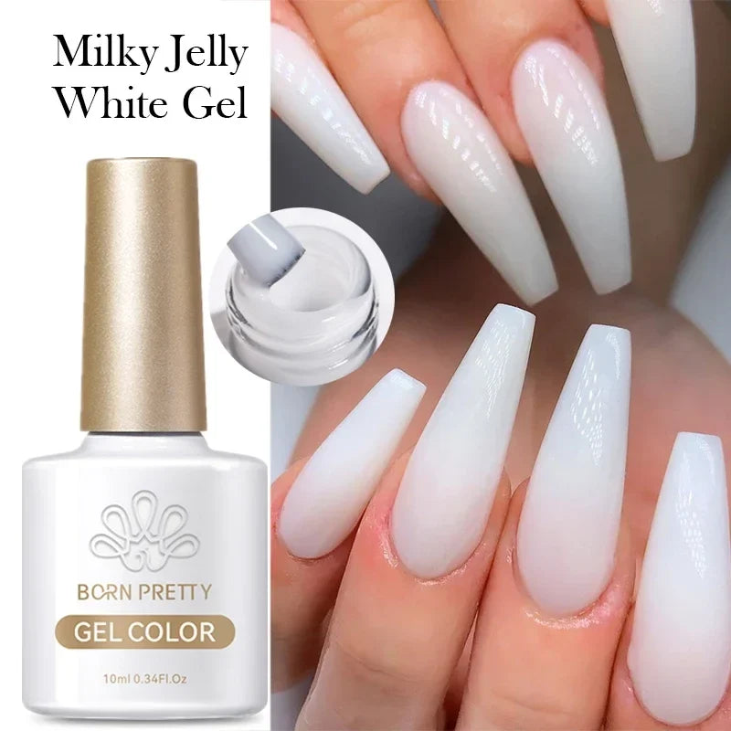 BORN PRETTY Gold Pink Cat Magnetic Gel Polish 10ml Water Light Spaking Glitter  Soak Off UV Semi Permanent Varnish Manicure