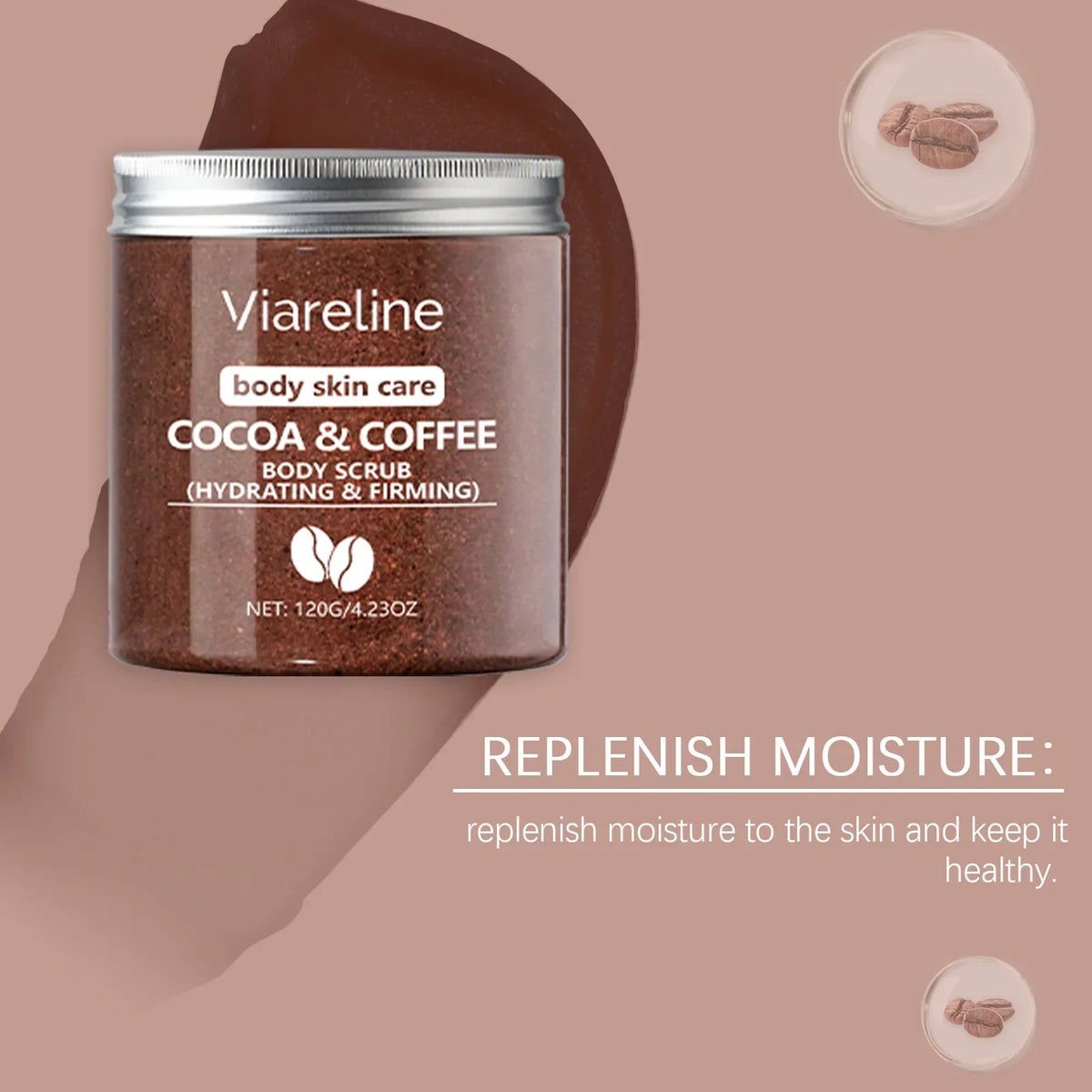 Exfoliating Sea Salt Body Scrub Deep Cleansing Remove Melanin Whiten Skin Shrink Pore Smooth Soft Nourish Coconut Coffee Scrub
