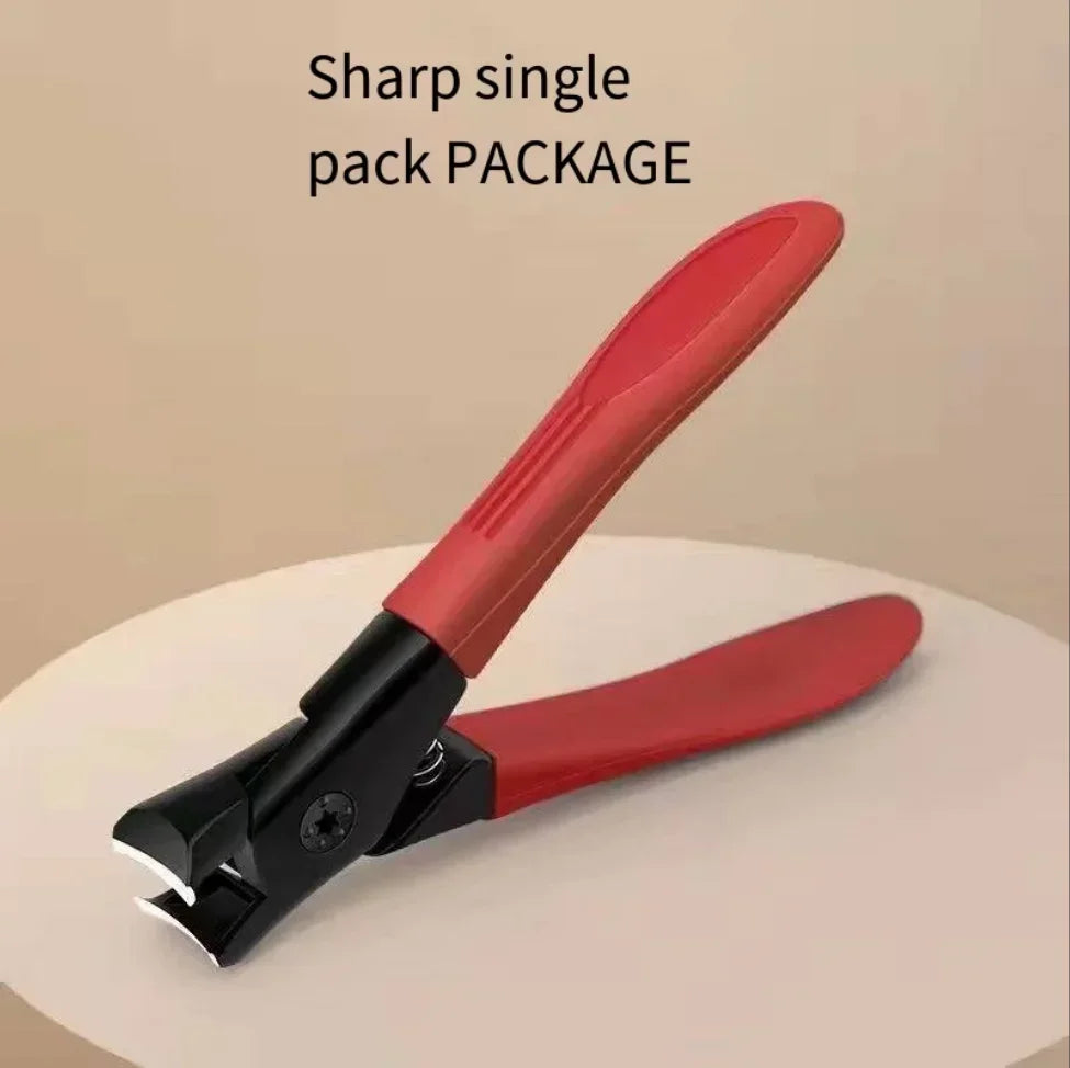 Durable Large-Opening Nail Clippers, Gray Nail Trimmer, Thick Type Nail Care, Suitable for the Elderly, Household Nail Clippers