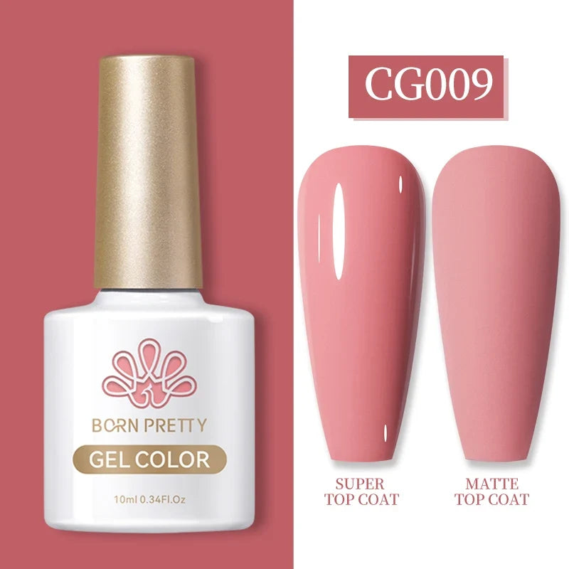 BORN PRETTY 10ml Clear Blooms Gel Polish UV LED Soak Off Nail Art Polish for Spreading Effect Marble Nail Polish Gel Painting